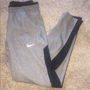 Nike grey and black joggers